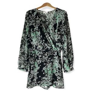 Honey & Rosie Green Floral Romper